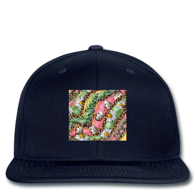 Easter Quail Egg And Daisy Printed hat by RanaPortraitStore | Artistshot