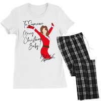 Mariah Carey Merry Christmas Baby! Women's Pajamas Set | Artistshot