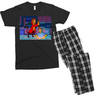 Devil Flanders The Simpsons Men's T-shirt Pajama Set | Artistshot