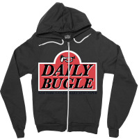 Daily Bugle Active Zipper Hoodie | Artistshot