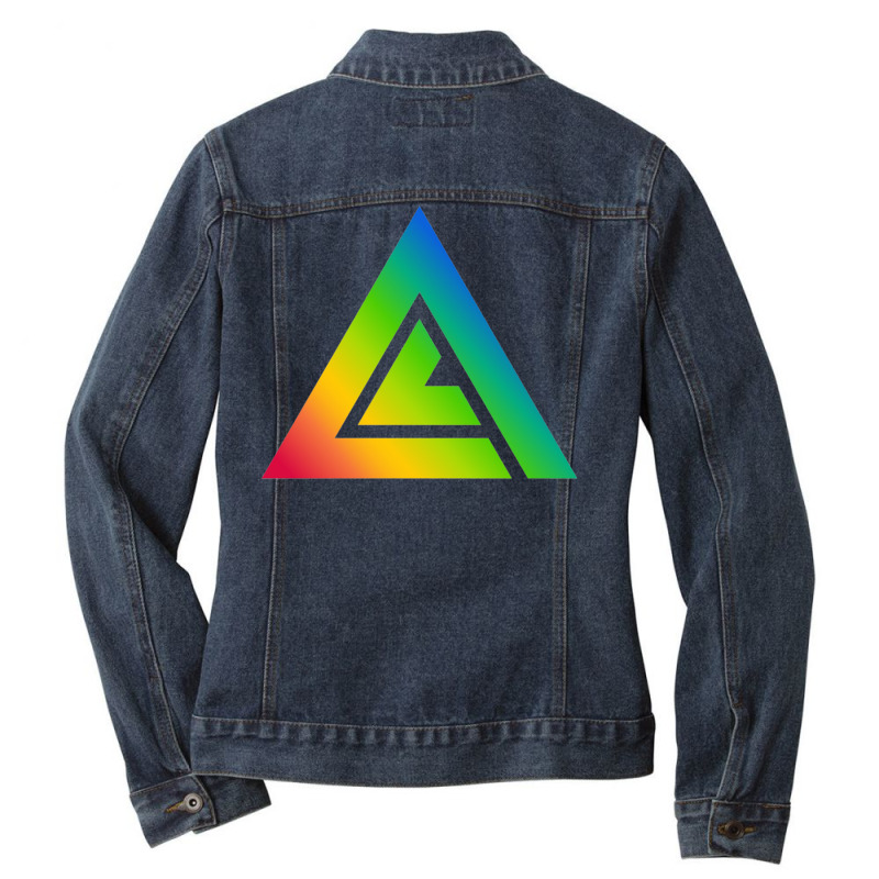 Amd Avid Audiovisual Identity Database Ladies Denim Jacket by cm-arts | Artistshot