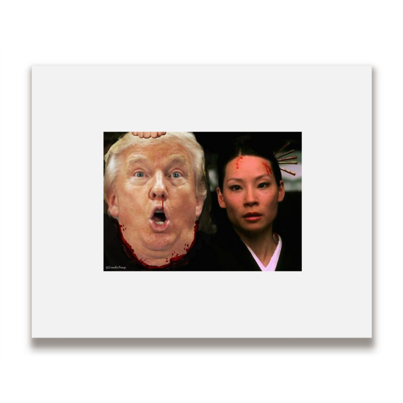 Trump Meets O Ren Ishii   Trump Metal Print Horizontal | Artistshot