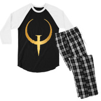 Quake Bronze Men's 3/4 Sleeve Pajama Set | Artistshot