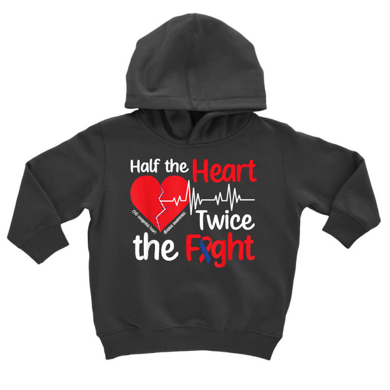 Strong Chd Warrior Congenital Heart Disease T Shirt Toddler Hoodie | Artistshot