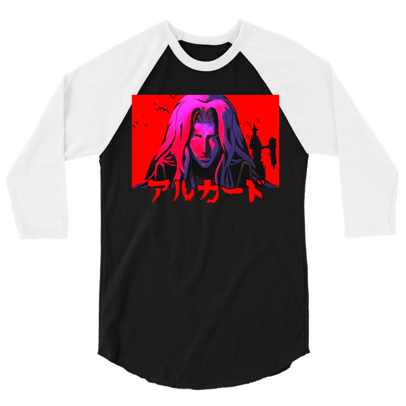 Japanese Alucard Photo Castlevania 3/4 Sleeve Shirt | Artistshot