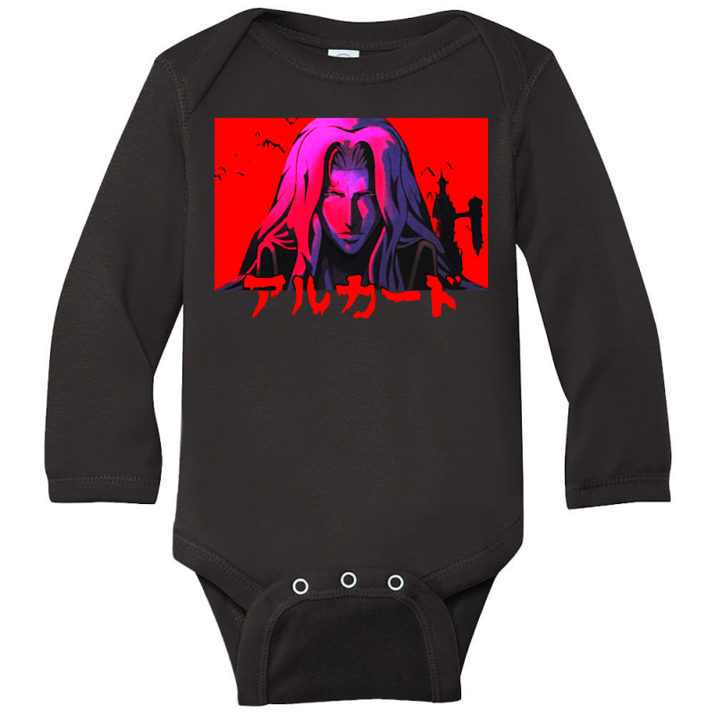 Japanese Alucard Photo Castlevania Long Sleeve Baby Bodysuit | Artistshot