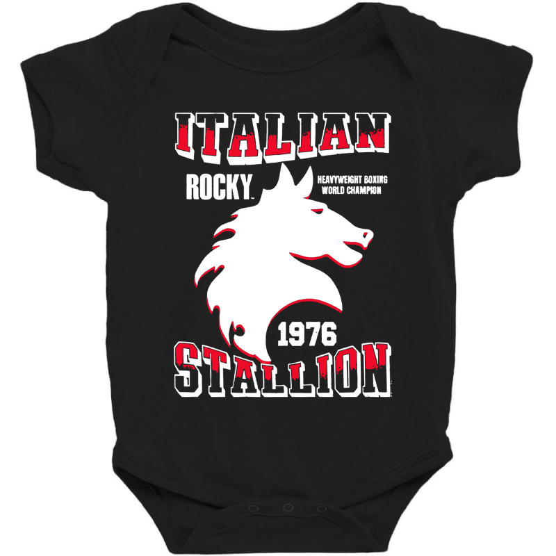 Italian Stallion World Champion Baby Bodysuit by LemonTees | Artistshot