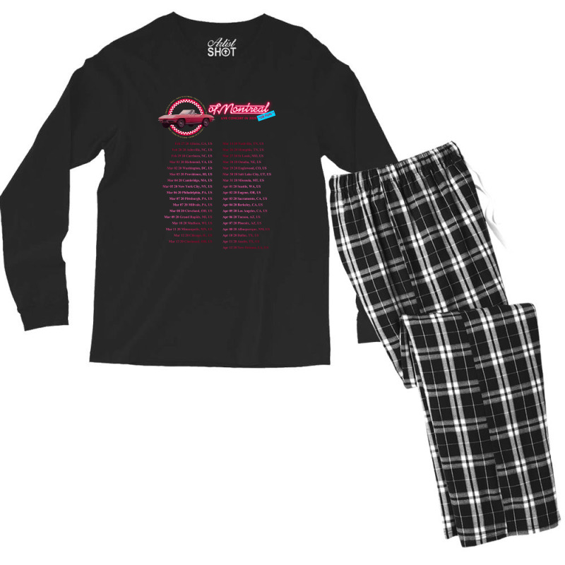 Of Montreal   Ur Fun Tour 2020 Men's Long Sleeve Pajama Set by fedaahmad830713 | Artistshot