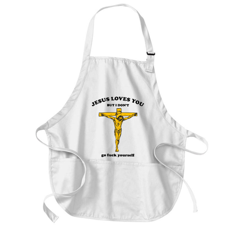 Trust Faith To Jesus Medium-length Apron | Artistshot