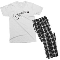 Congratulation Men's T-shirt Pajama Set | Artistshot