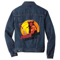 Crushs Your Enemies Merch Men Denim Jacket | Artistshot