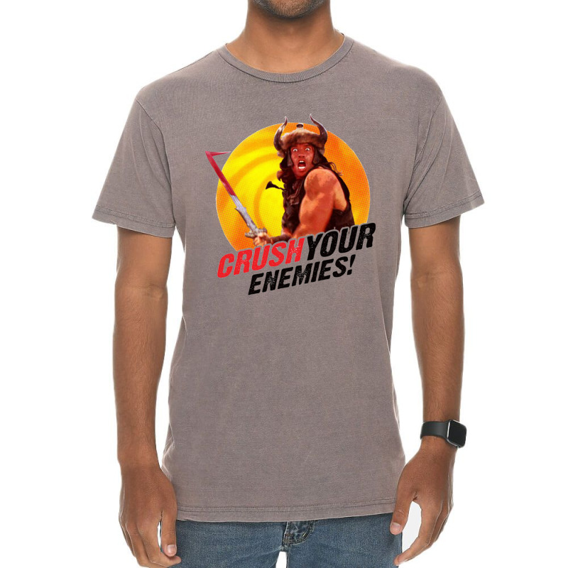 Crushs Your Enemies Merch Vintage T-Shirt by dhita irwanda | Artistshot