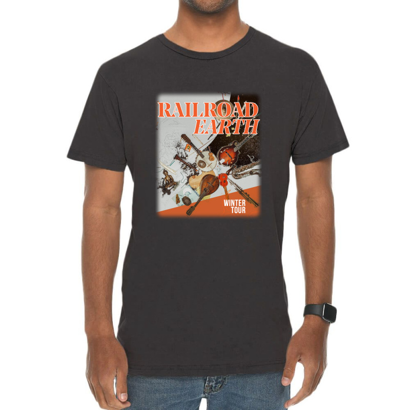 Railroad Earth   Winter Tour 2020 Vintage T-Shirt by fedaahmad830713 | Artistshot