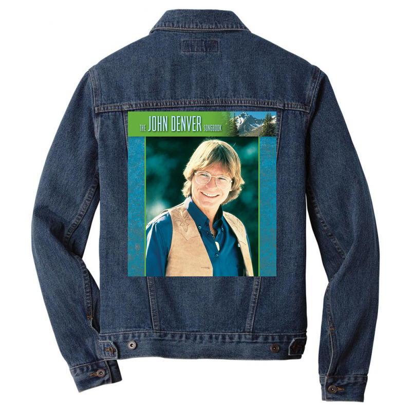 The John Denver Songbook Piano V Men Denim Jacket by LorraineKimmons | Artistshot