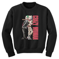 Crazy Woman Youth Sweatshirt | Artistshot