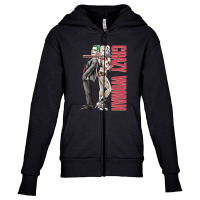 Crazy Woman Youth Zipper Hoodie | Artistshot