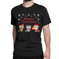 Gift Meowy Christmas Classic T-shirt | Artistshot