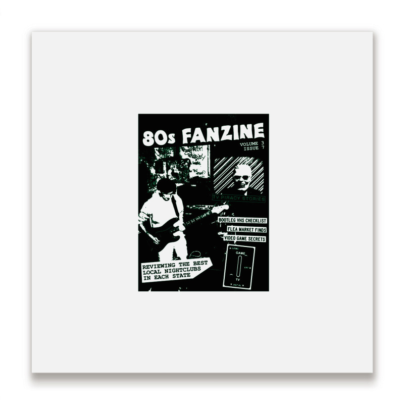 80s Fanzine (variant)   80s Metal Print Square | Artistshot