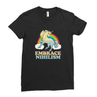 Embrace Nihilism Ladies Fitted T-shirt | Artistshot