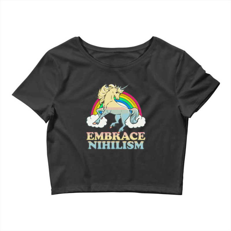 Embrace Nihilism Crop Top by cm-arts | Artistshot