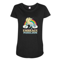 Embrace Nihilism Maternity Scoop Neck T-shirt | Artistshot