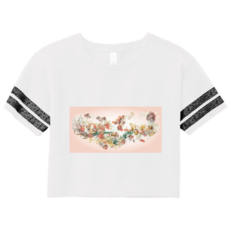 Bjork Eutopia Art Little Monster Scorecard Crop Tee by velmamill | Artistshot