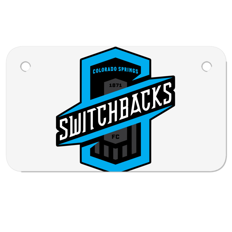 Colorado Springs Switchbacks Fc Motorcycle License Plate | Artistshot