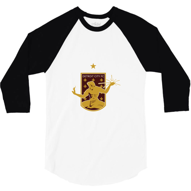 Detroit City Fc 3/4 Sleeve Shirt | Artistshot