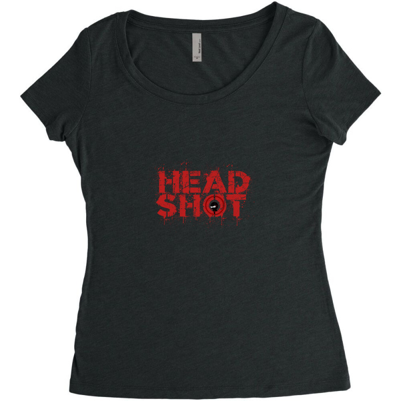 Headshot V4 Women's Triblend Scoop T-shirt by pritesh.design | Artistshot