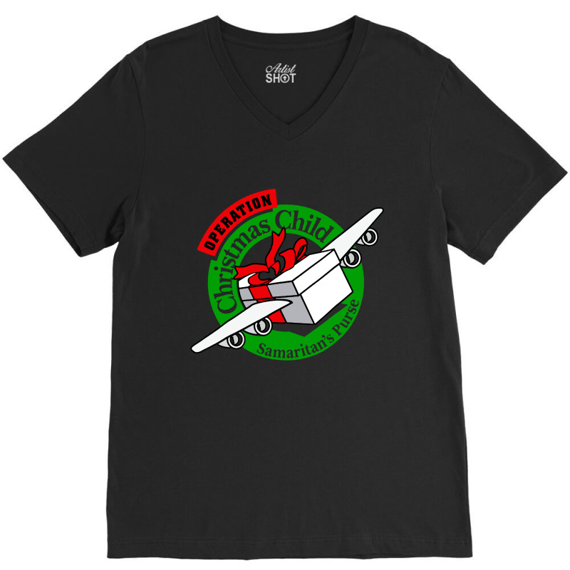 Samaritan's Purse Operation Christmas Child Funny V-Neck Tee by Jembleng Art | Artistshot