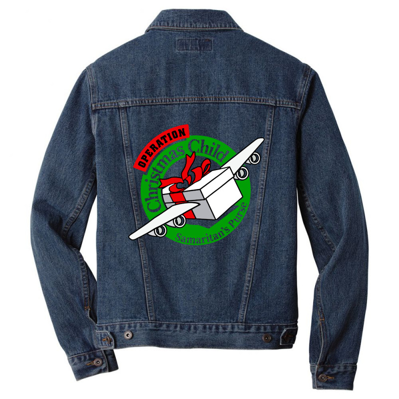 Samaritan's Purse Operation Christmas Child Funny Men Denim Jacket by Jembleng Art | Artistshot