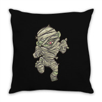 So Spooky Mummy Design Throw Pillow | Artistshot