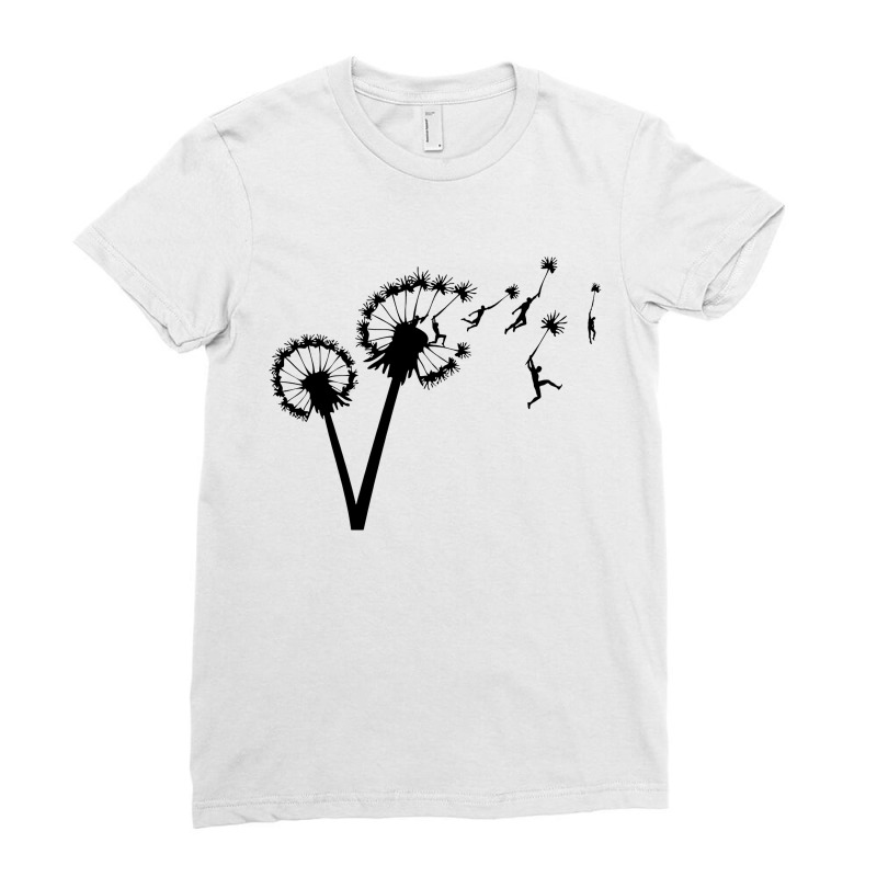 Dandelion Sky Travel Cool Ladies Fitted T-Shirt by hivilu | Artistshot