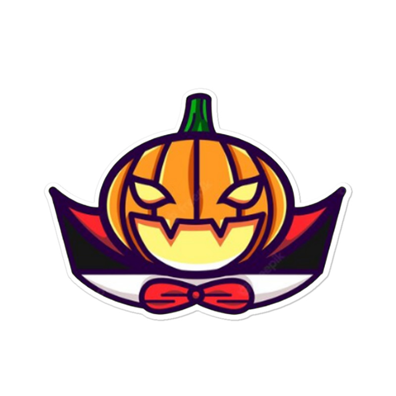 So Cool Dracula Pumpkin Design Sticker | Artistshot