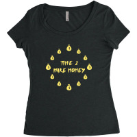 Time 2 Make Money Women's Triblend Scoop T-shirt | Artistshot