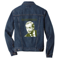 Morrissey Nigel Farage Parody Design Men Denim Jacket | Artistshot