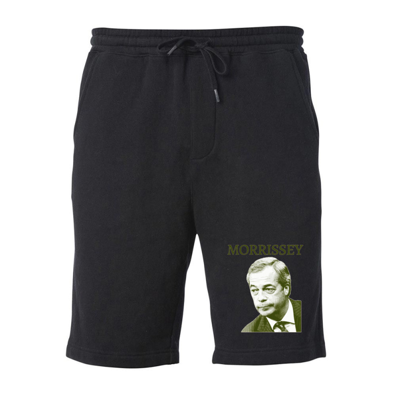 Morrissey Nigel Farage Parody Design Fleece Short by cm-arts | Artistshot