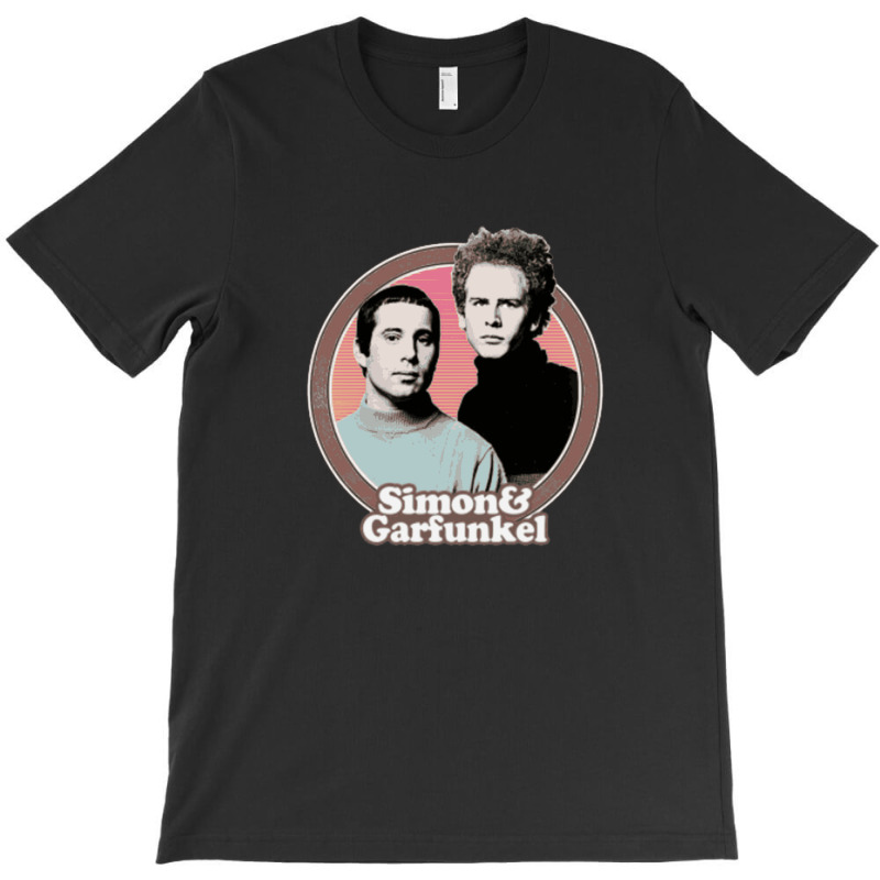 Simon & Garfunkel Original Retro Fan Art Design T-shirt | Artistshot