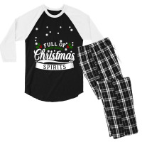 Spring Music Christmas Men's 3/4 Sleeve Pajama Set | Artistshot