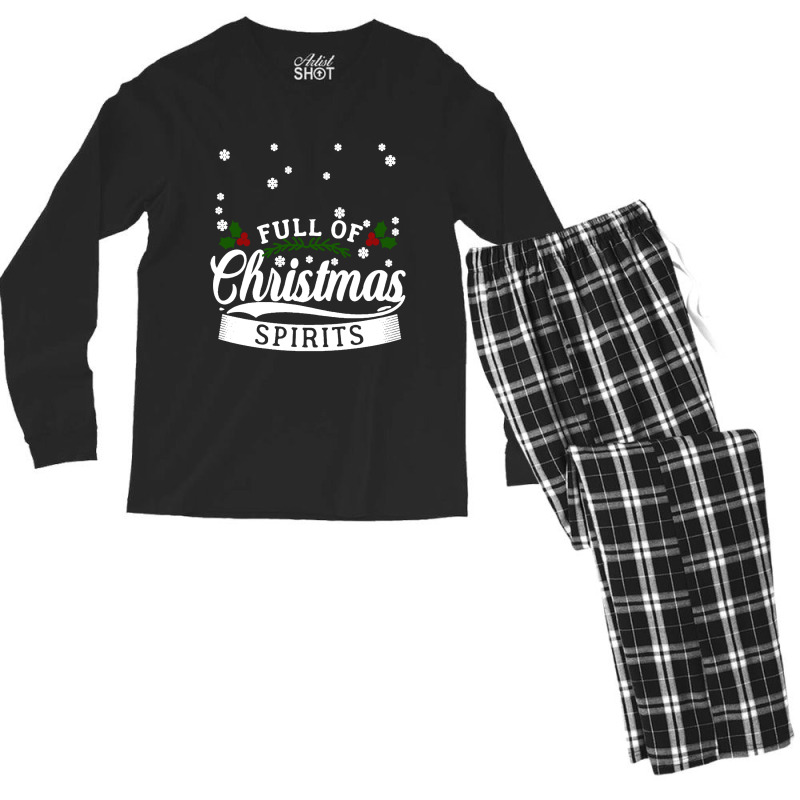 Spring Music Christmas Men's Long Sleeve Pajama Set | Artistshot