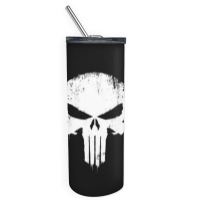 The Scary Ghost Cartoon Skinny Tumbler | Artistshot