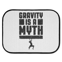 Gravity Is A Myth Rock Climber T  Shirt Gravity Is A Myth Rock Climbin Rear Car Mat | Artistshot