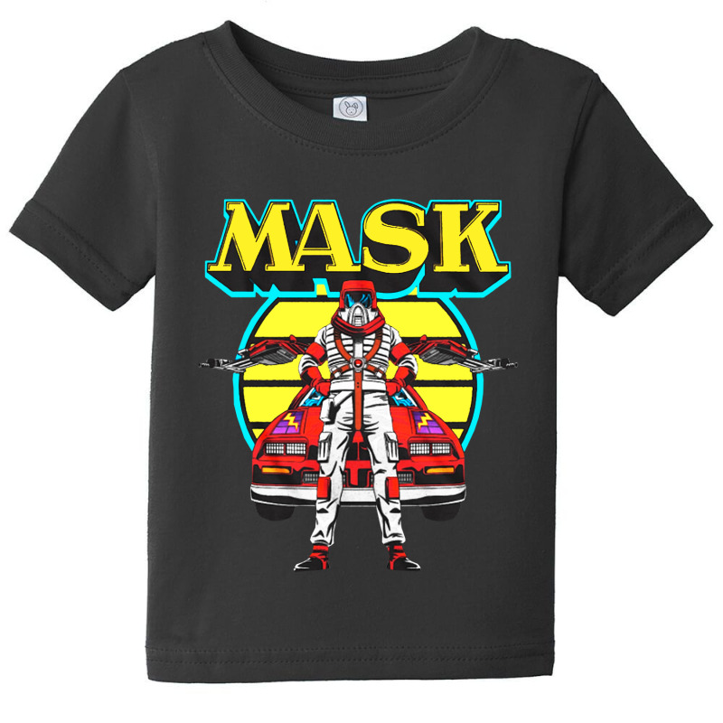 Retro Matt Trakker And Thunderhawk Mask Baby Tee by ClickBuy | Artistshot