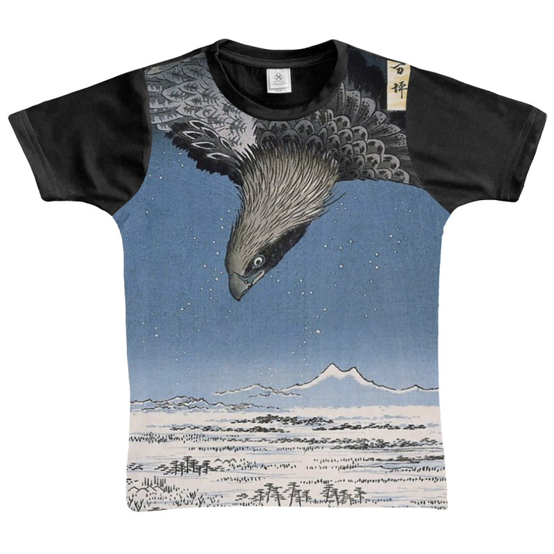 Utagawa Hiroshige Japanese Woodblock Eagle Print Graphic Youth T-shirt by Lesleycfd | Artistshot