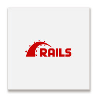 Ruby On Rails Metal Print Square | Artistshot