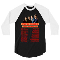 Vampire Weekend Tour 2019 3/4 Sleeve Shirt | Artistshot