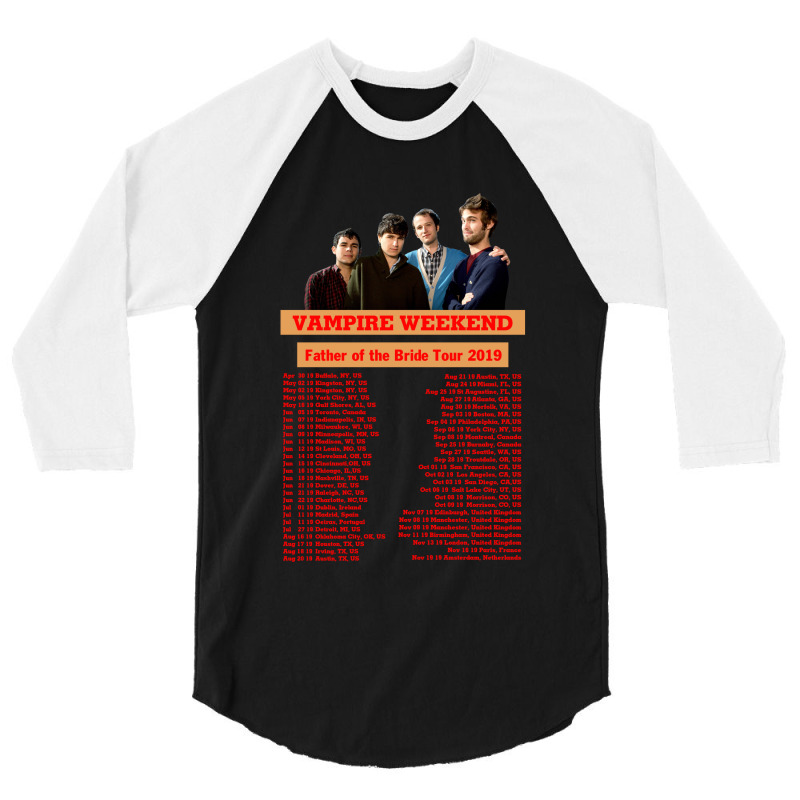 Vampire Weekend Tour 2019 3/4 Sleeve Shirt by vujezako880813 | Artistshot