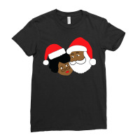 Black Santa And M.r.s. C.la.u.s Ethnic Christmas Ladies Fitted T-shirt | Artistshot