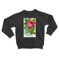 Vintage Mrs John-laing Roses Flower Botanical Specimen Toddler Sweatshirt | Artistshot