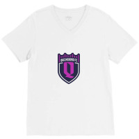 Q U E E N S Boro Fc V-neck Tee | Artistshot